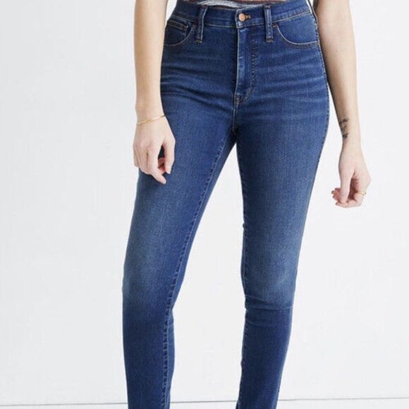 Madewell Denim - Madewell Jeans Womens 29 10"High-Rise Skinny Roadtripper Supersoft Denim Ma493